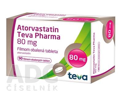 Atorvastatin Teva Pharma 80 mg