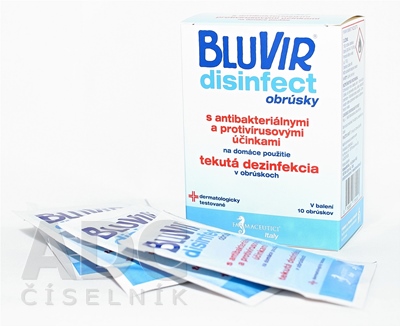 BLUVIR Disinfect obrúsky