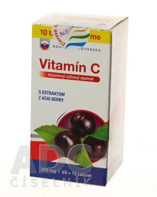 Dobré z SK Vitamín C 200 mg príchuť ACAI