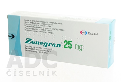 Zonegran 25 mg tvrdé kapsuly