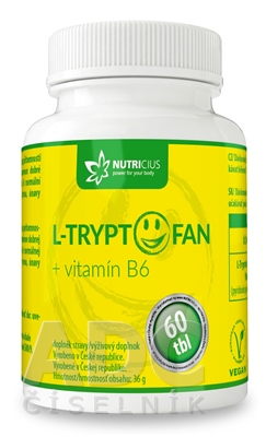 NUTRICIUS L-TRYPTOFAN + vitamín B6