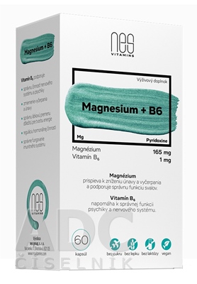 nesVITAMINS Magnesium 165 mg + B6 1 mg