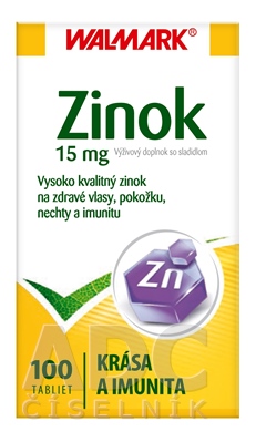 WALMARK ZINOK 15 mg