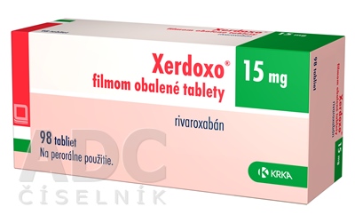 Xerdoxo 15 mg filmom obalené tablety