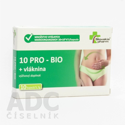 Slovakiapharm 10 PRO - BIO + vláknina