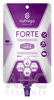 Nutrego FORTE s príchuťou neutral