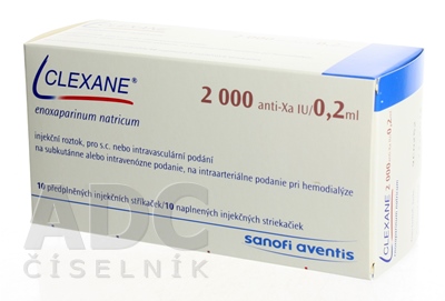 CLEXANE 2000 IU (20 mg)/0,2 ml