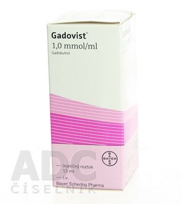 Gadovist 1,0 mmol/ml injekčný roztok