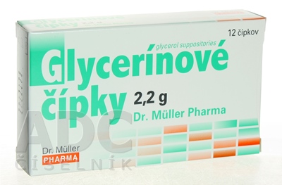 Dr. Müller Glycerínové čípky 2,2 g