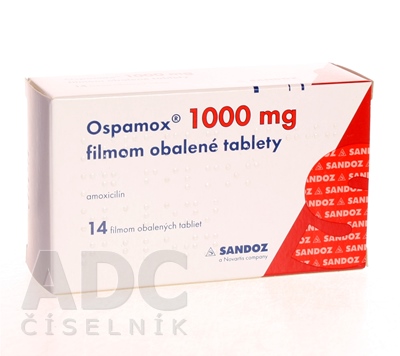 Ospamox 1000 mg filmom obalené tablety