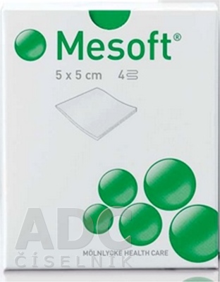 Mesoft kompres netkaný 5x5 cm