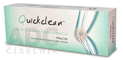 Quickclean 40 mg/2 ml Gél s hyaluronátom sodným