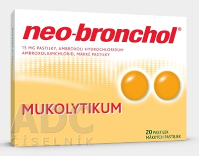 Neo-bronchol 15 mg mäkké pastilky