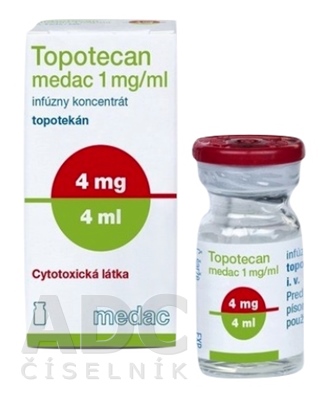 Topotecan medac 1 mg/ml infúzny koncentrát