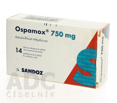 Ospamox 750 mg filmom obalené tablety