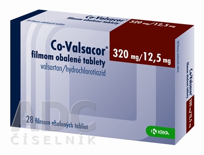 Co-Valsacor 320 mg/12,5 mg filmom obalené tablety