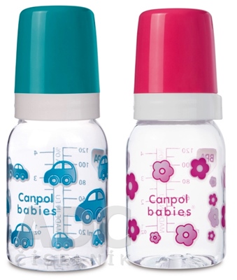 Canpol Babies Fľaša Dekor 120 ml