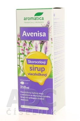 aromatica AVENISA Skorocelový sirup viaczložkový