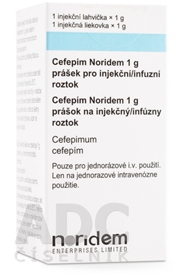 Cefepím Noridem 1 g