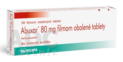 Abuxar 80 mg filmom obalené tablety