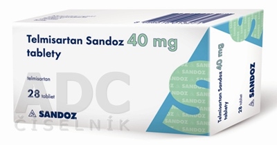 Telmisartan Sandoz 40 mg tablety