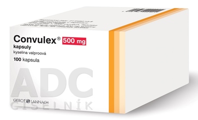 CONVULEX 500 mg kapsuly