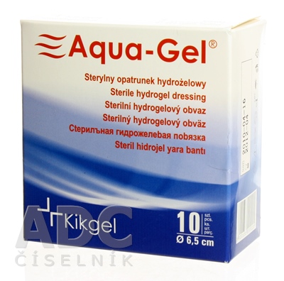 AQUAGEL HYDROGÉLOVÉ KRYTIE priemer 6,5 cm