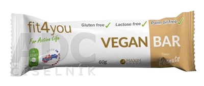 Fit4You VEGAN BAR PEANUTS