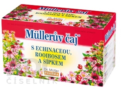 Müllerov čaj S ECHINACEOU, ROOIBOSOM A ŠÍPKAMI