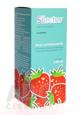 Silectus sirup s príchuťou jahody