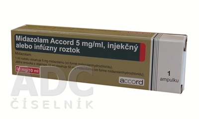 Midazolam Accord 5 mg/ml