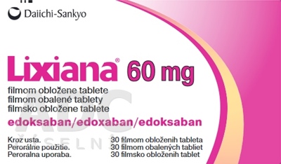 Lixiana 60 mg filmom obalené tablety