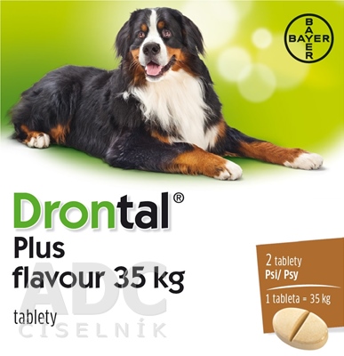 Drontal plus flavour 35 kg pre psy