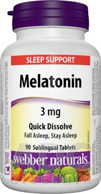 Webber Naturals Melatonin 3 mg