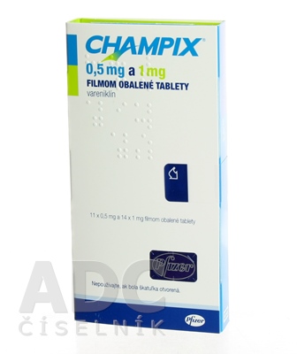 CHAMPIX 0,5 mg a CHAMPIX 1 mg