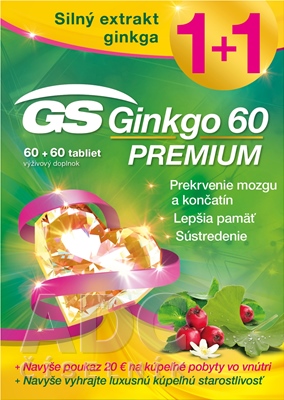 GS Ginkgo 60 PREMIUM + darček 2018