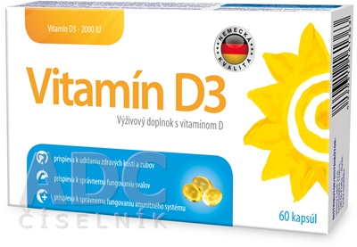 Vitamín D3 2000 IU - Sirowa