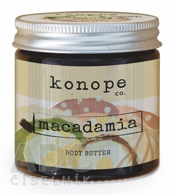 konope co. TELOVÉ MASLO makadamia