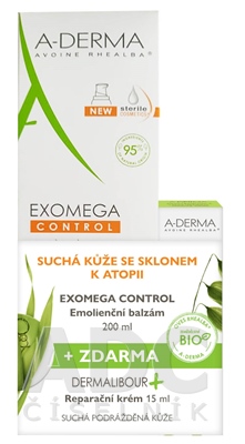 A-DERMA EXOMEGA CONTROL BAUME EMOLLIENT (Akcia)