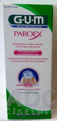 GUM PAROEX (CHX 0,12 %) ústna voda
