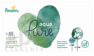 PAMPERS baby wipes PURE Aqua