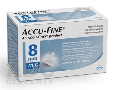 ACCU-FINE 31G (0,25 mm x 8 mm)