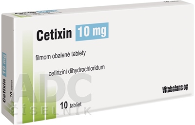 Cetixin 10 mg filmom obalené tablety