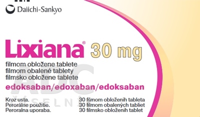 Lixiana 30 mg filmom obalené tablety