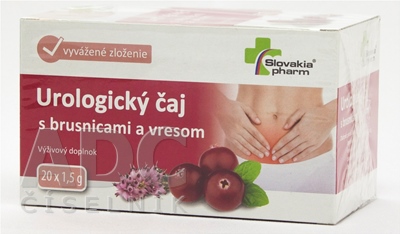 Slovakiapharm Urologický čaj s brusnicami a vresom