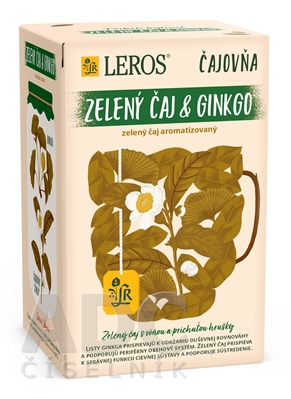 LEROS Čajovňa ZELENÝ ČAJ A GINKGO