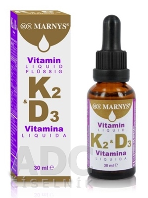 MARNYS Vitamín K2 a D3 tekutý