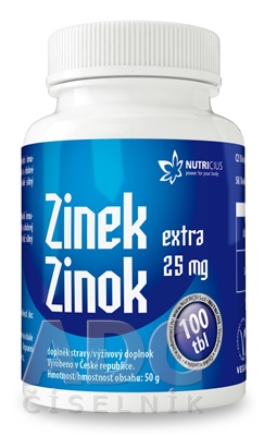 NUTRICIUS Zinok EXTRA 25 mg