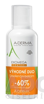 A-DERMA EXOMEGA CONTROL BAUME ÉMOLLIENT (DUO)