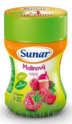 Sunar Rozpustný nápoj Malinový